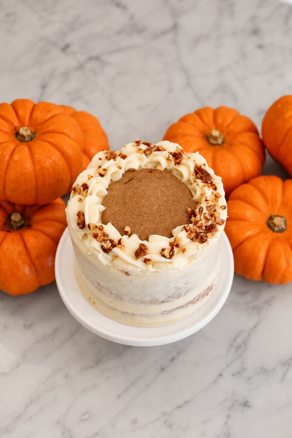 Minicake calabaza con nuez