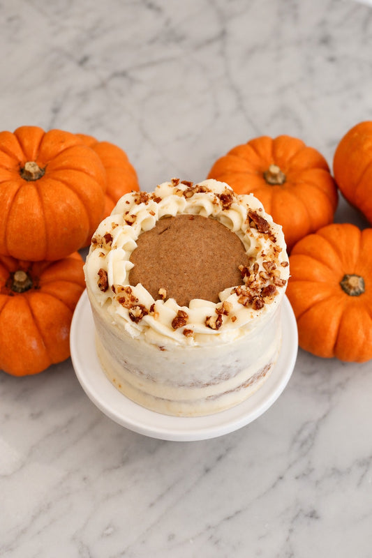 Minicake calabaza con nuez