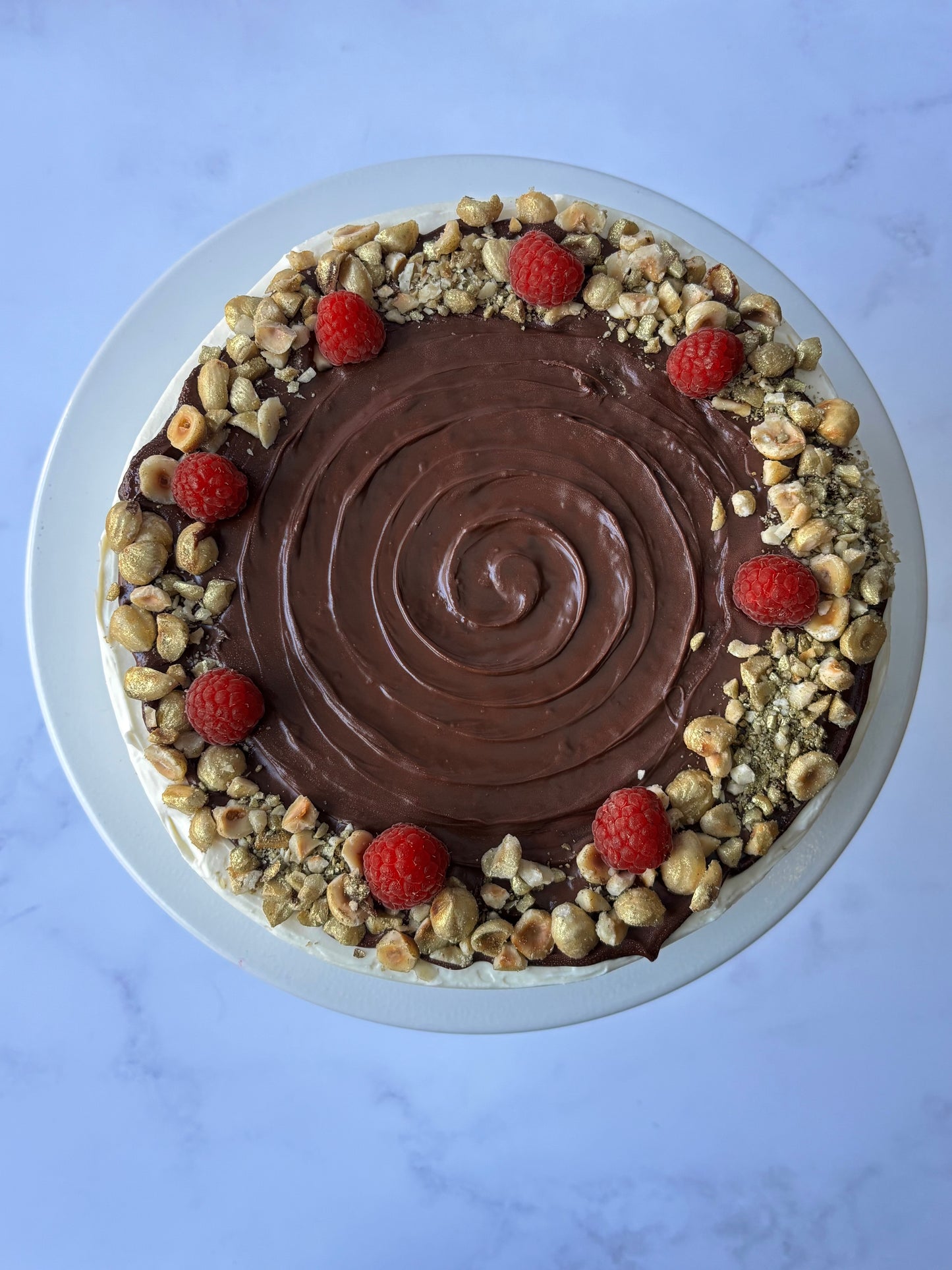 Pastel navideño nutella