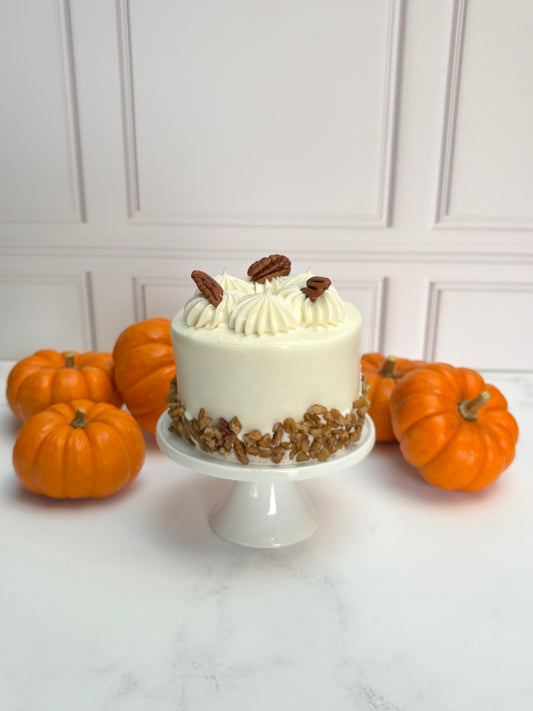 Minicake calabaza con nuez