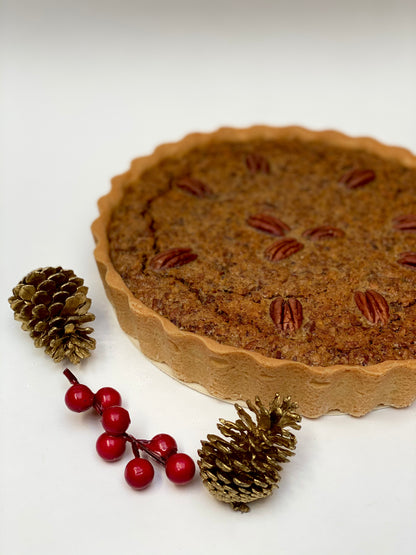 Tarta de dátil con nuez